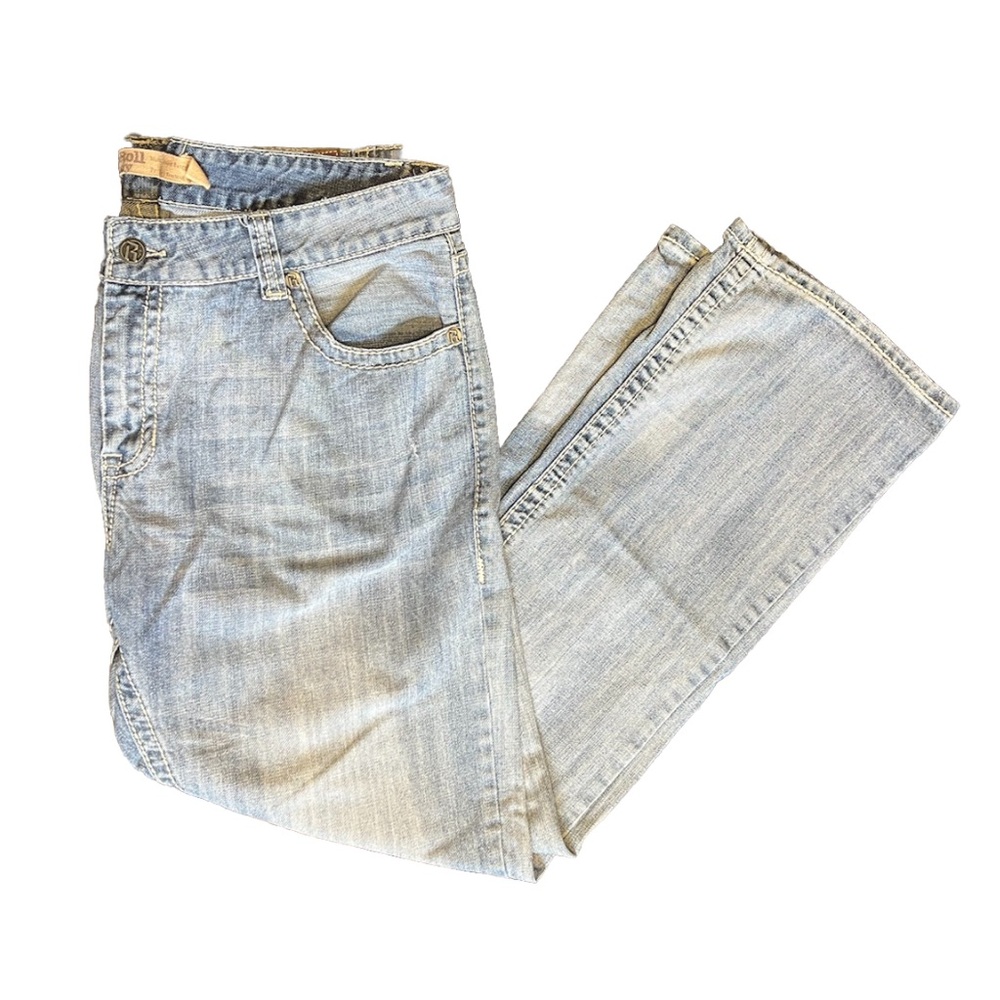 Rock & Roll Denim Men’s Relaxed Bootcut Jeans 42x34
